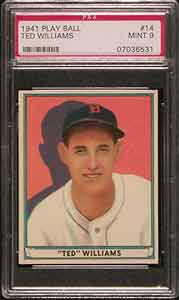 1941 Play Ball Ted Williams 014 PSA MINT 9