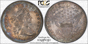 1798 $1 B-32, BB-91, PCGS MS-61