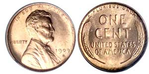 1909-S V.D.B Lincoln Cent. Click for larger image!