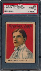 1915 Cracker Jack Christy Mathewson #88