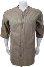Lou Gehrig's 1927-28 New York Yankees Game Worn Jersey
