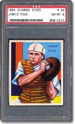 Jimmie Foxx is another star of the Diamond Stars set.