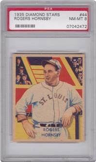1935 Diamond Stars Rogers Hornsby #44