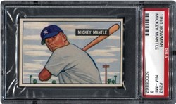 1951 Bowman Mickey Mantle #253