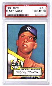 The 1952 Topps Mantle, Gerry's favorite card