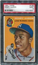 1954 Topps Henry Aaron #128