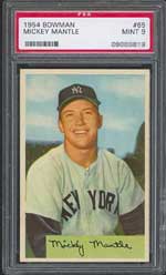 1954 Bowman Mickey Mantle, a deceptively tough card