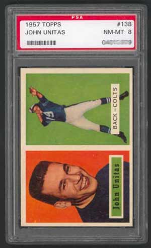 1957 Topps football cards are tough