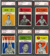 1961 Fleer Basketball Set (65/66) #8 Set on PSA Registry - Sold for: $36,716