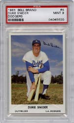 1961 Bell Brand Duke Snider