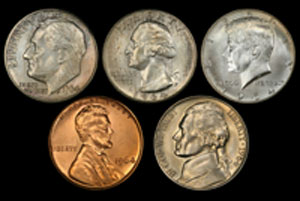 1964 Special Mint Set Coins