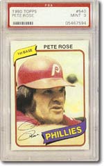 He hopes to some day own them all in PSA 9 or higher