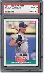 Randy Johnson shared MVP honors with Curt Schilling after the D'Backs won the Series in 2001.