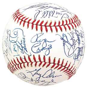 This 1990 All-Star baseball features many future Hall of Famers