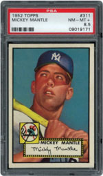 1952 Topps Mickey Mantle