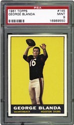 1961 Topps George Blanda