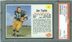 1962 Post Cereal #13 Jim Taylor