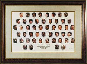 This basketball lithograph sold for $42,806