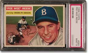 1956 Topps Reese (PSA Graded MINT 9)