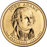John Adams Presidential Dollar