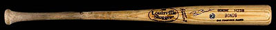 Barry Bonds game-used bat