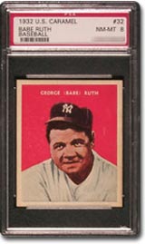 Babe Ruth - PSA Graded NM-MT 8.