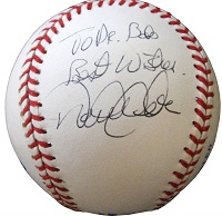 Derek Jeter Inscribed Baseball