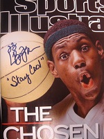 LeBron James Signed Sports Illustrated Cover