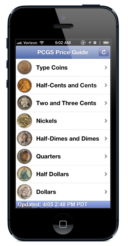 coin price guide app