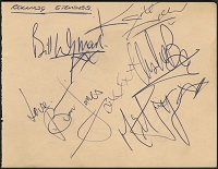 Rolling Stones Signed Album Page
