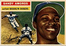 1956 Topps card of former Berra nemesis <b>Sandy Amoros</b>. - amoros3