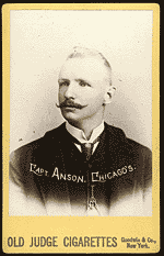 Cap Anson Old Judge Cabinet card