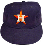This Nolan Ryan Houston Astros game worn cap is worth around $1,500.