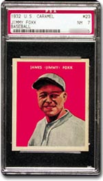 Jimmy Foxx - PSA Graded NM 7.