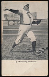 Cy Young Postcard (Front)