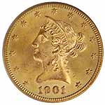 Prior to 1933, gold coins primarily circulated rather than paper money. 