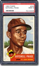 1953 Topps Satchell Paige - PSA Graded Mint 9.