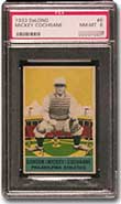 1933 DeLong Mickey Cochrane PSA NM-MT 8.