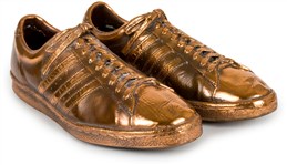 Elgin Baylor Bronzed Game Worn Shoes