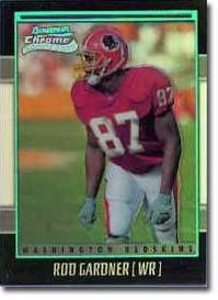 Rod Gardner 2001 Bowman Chrome rookie card
