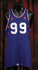 George Mikan's signed 1952 All-Star Game jersey sold for $46,302.