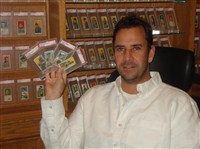 An avid PSA-graded card collector who specializes in mid-grade cards, Hagberg is what he calls 'a serious middle man collector.'