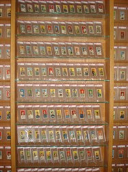 Hagberg says when people see his collection their jaws drop. 'Not just because of the way I have everything displayed, but by seeing individual cards that they had when they were a kid that brings back so many memories.'