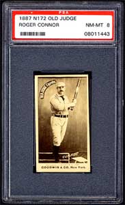1887 N172 Old Judge Roger Connor NM-MT 8