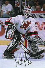 Martin Brodeur autograph obtained by mail.