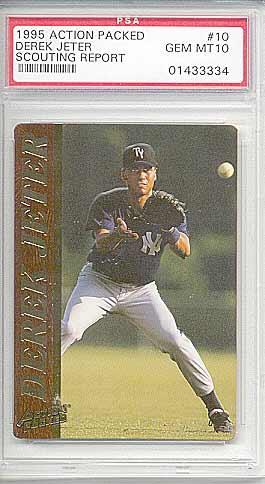 Derek Jeter's cards are favorites of Justin