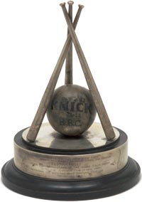 1853 New York Knickerbockers Trophy Ball - sold for $161,992.00.