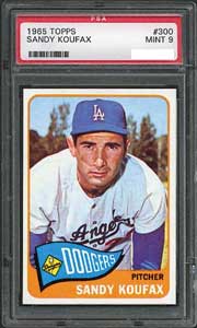 This 1965 Koufax sold for $2,928