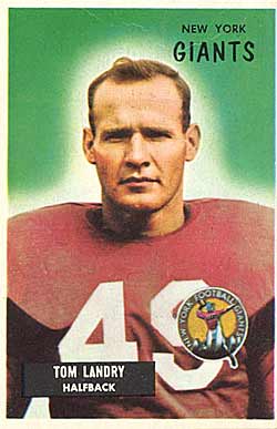 The 1955 Bowman set contained this Landry card