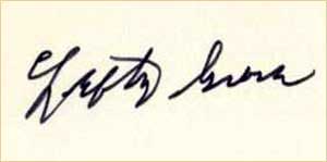 3 x 5 Lefty Grove signature